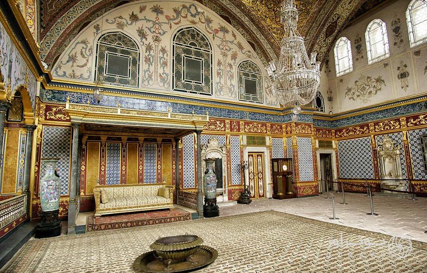 داخل قصر توپ‌کاپی استانبول